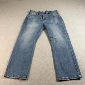 Artemis Vintage Jeans Womens 18 Blue Light Wash Straight Leg Stretch Denim Pant